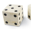 Regina Andrew Oversized Bone Gaming Dice Pair
