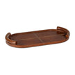 Regina Andrew Forte Oval Leather Tray