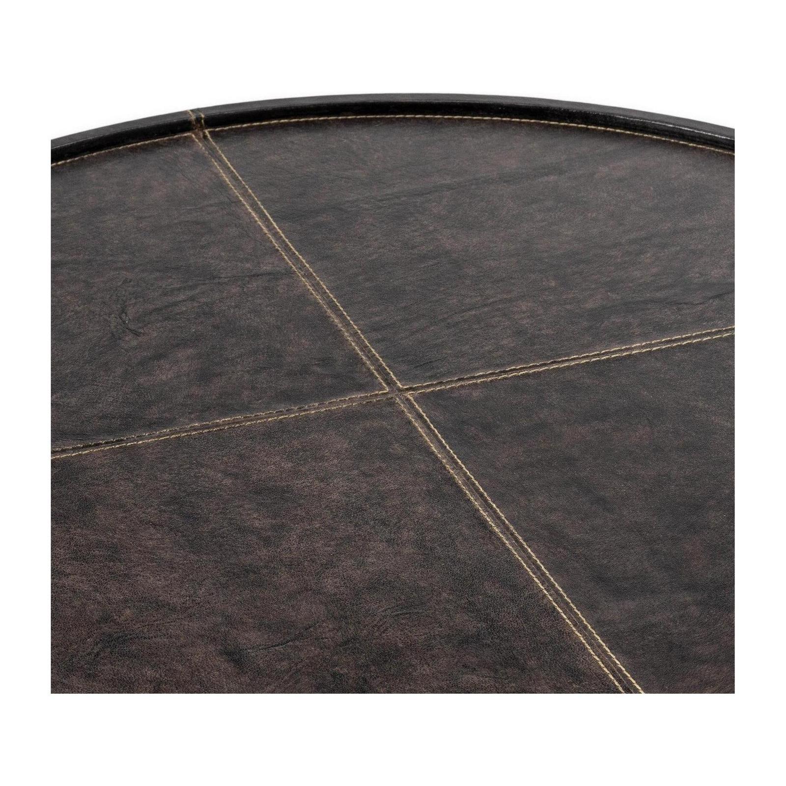 Regina Andrew Forte Round Leather Tray