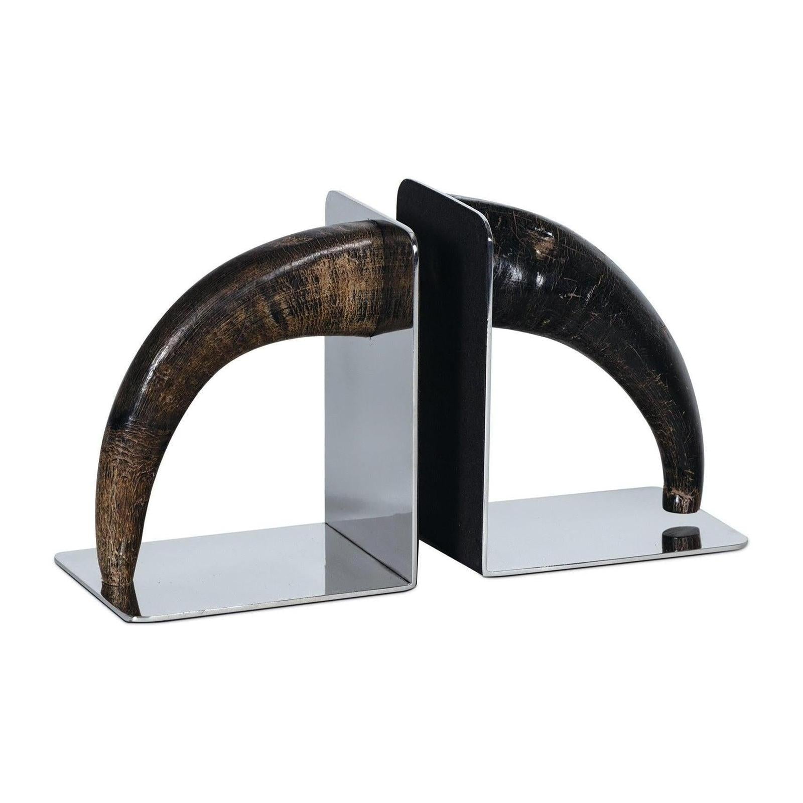 Regina Andrew Lisbon Horn Bookend Set