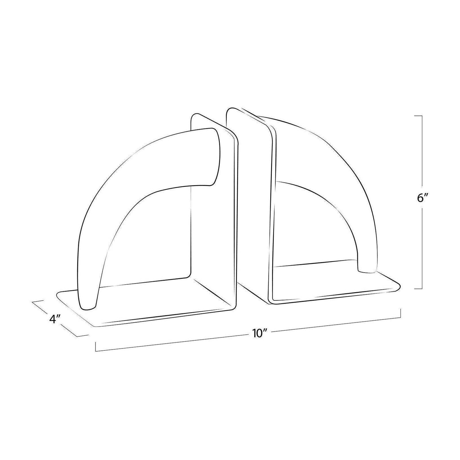 Regina Andrew Lisbon Horn Bookend Set