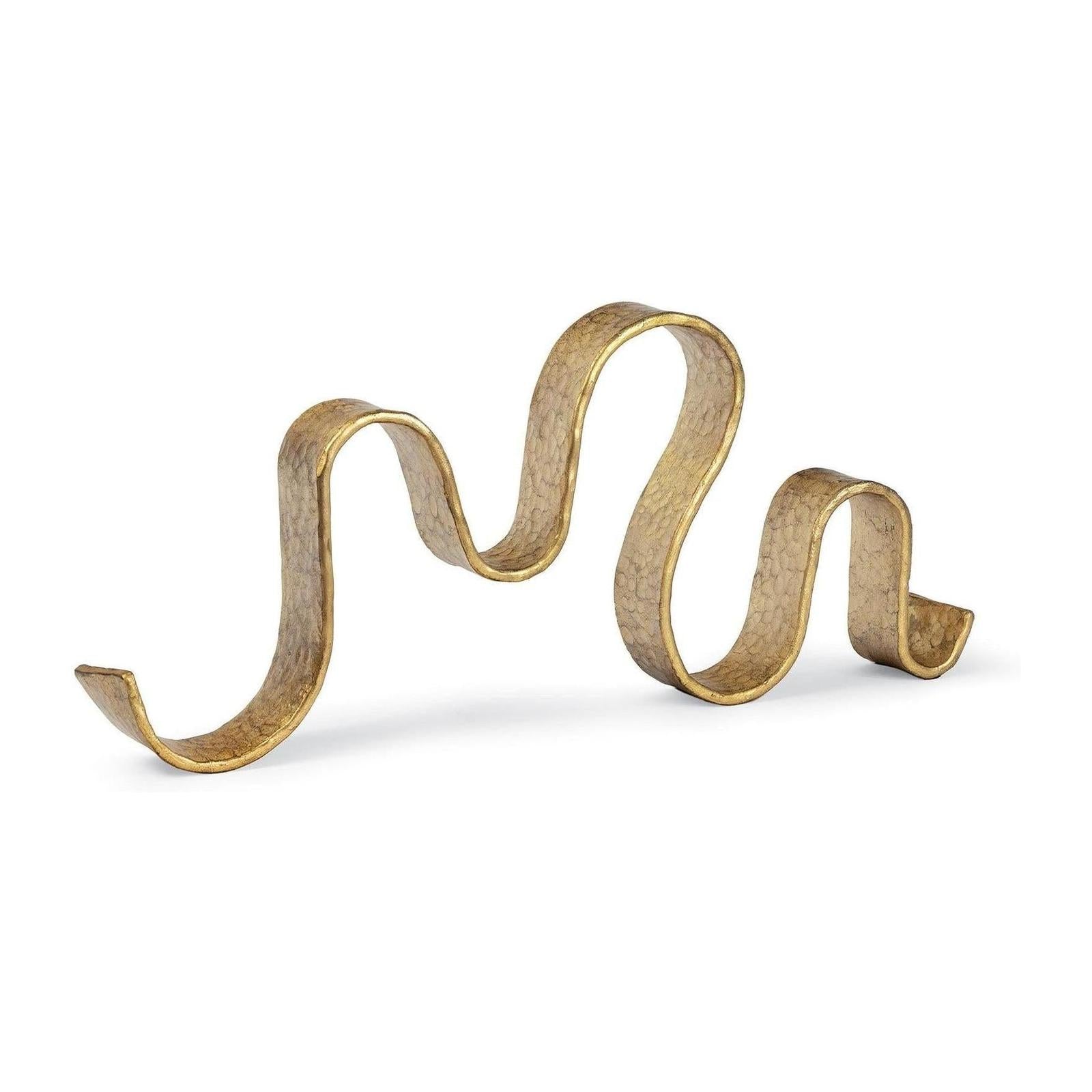 Wave Gold Wave Sculpture