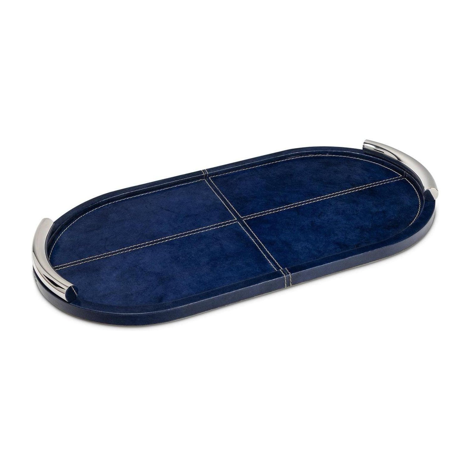 Regina Andrew Hayes Oval Leather Tray