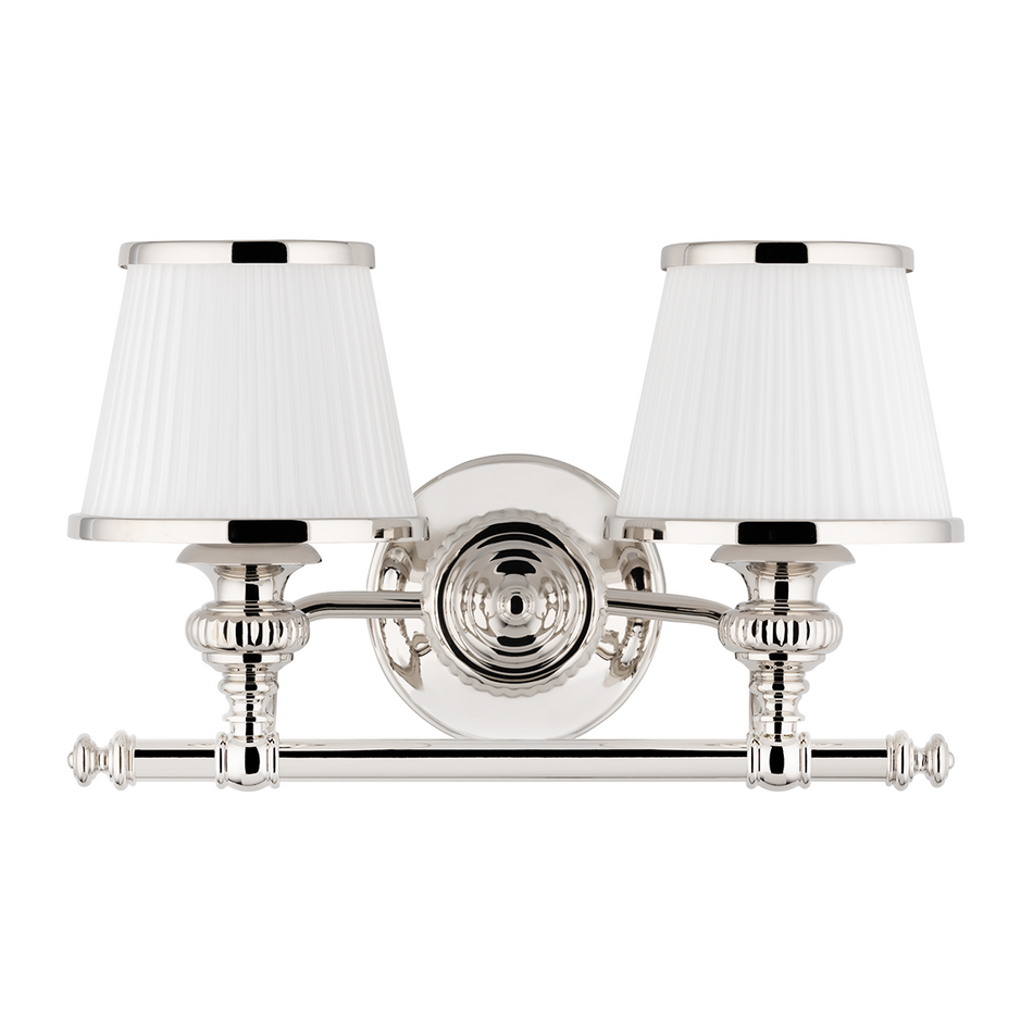 Hudson Valley Lighting Milton 2 Light 15.5 inch Bath and Vanity Wall Light