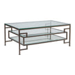 Artistica Home Metal Designs Suspension Rectangular Cocktail Table