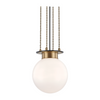 Hudson Valley Lighting Gunther 1 Light 11 inch Aged Old Bronze Pendant Ceiling Light
