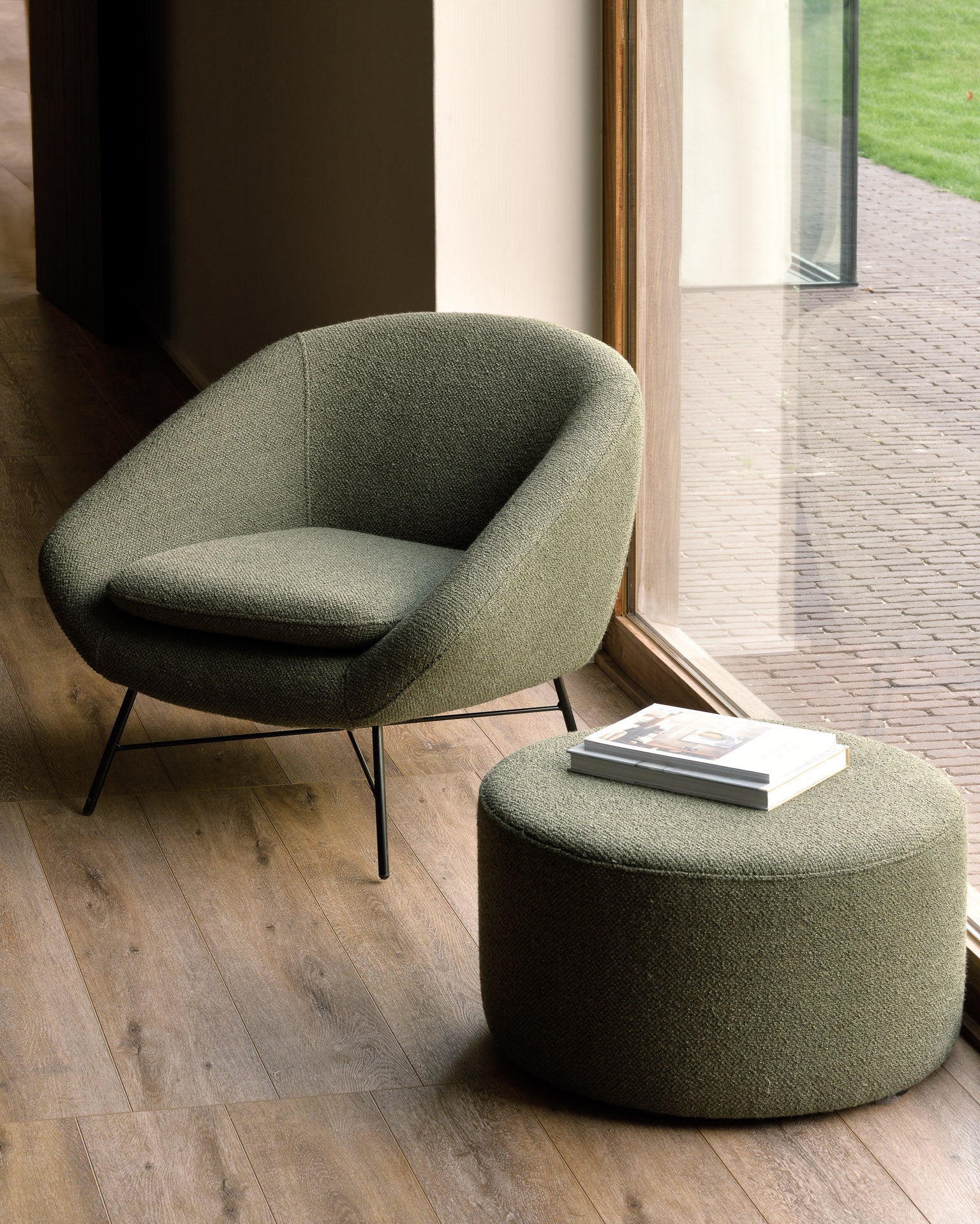 Ethnicraft Barrow Pouf