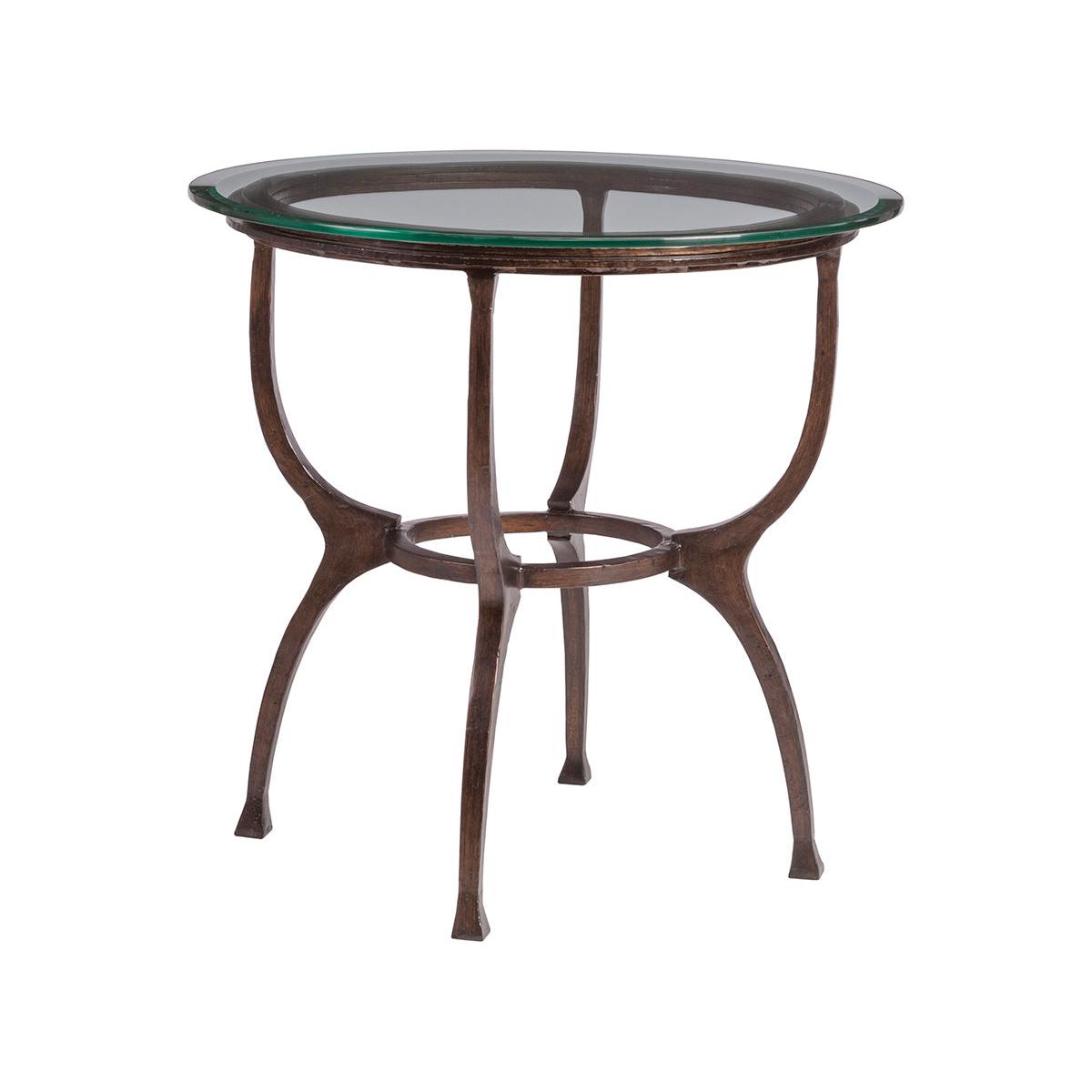 Artistica Home Metal Designs Patois Round End Table