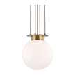 Hudson Valley Lighting Gunther 1 Light 14 inch Aged Old Bronze Pendant Ceiling Light