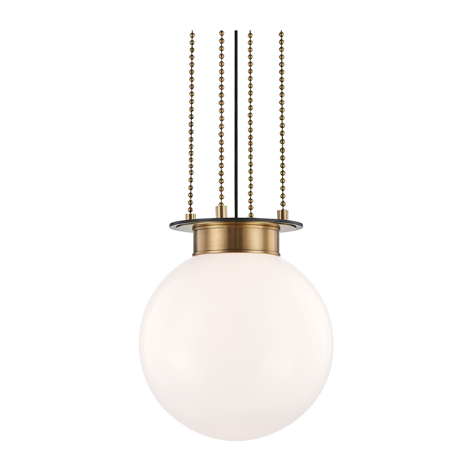 Hudson Valley Lighting Gunther 1 Light 14 inch Aged Old Bronze Pendant Ceiling Light