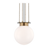 Hudson Valley Lighting Gunther 1 Light 14 inch Aged Old Bronze Pendant Ceiling Light