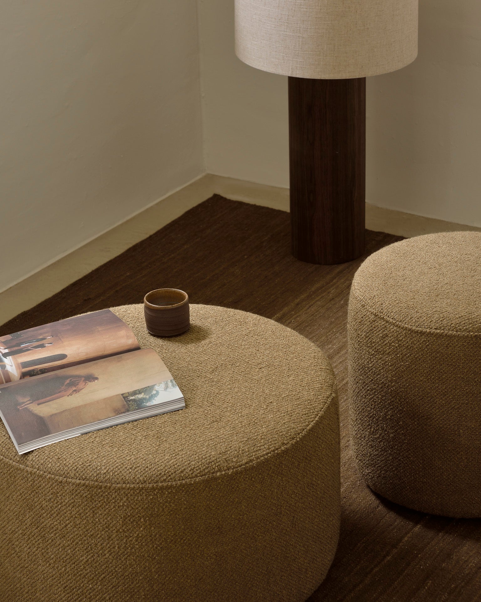 Ethnicraft Barrow Pouf