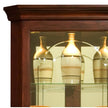 Pulaski Furniture PFC Curios Mirrored Curio 4 Shelf Corner Cabinet