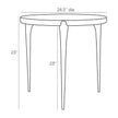 Arteriors June End Table