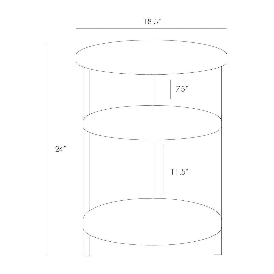 Arteriors Percy Accent Table