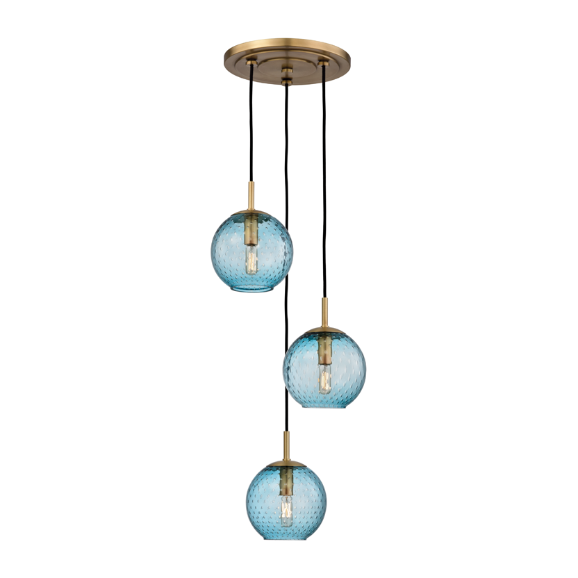 Hudson Valley Lighting Rousseau 3 Light 13.5 inch Chandelier Ceiling Light Clearance