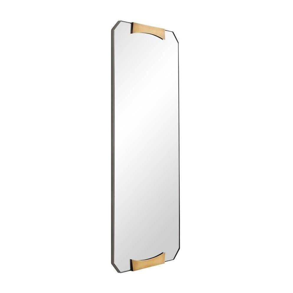 Arteriors Kris Rectangular Antique Brass Mirror