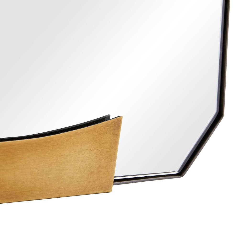 Arteriors Kris Rectangular Antique Brass Mirror