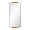 Arteriors Kris Rectangular Antique Brass Mirror