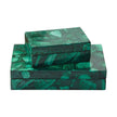 Global Views Malachite Stone Box