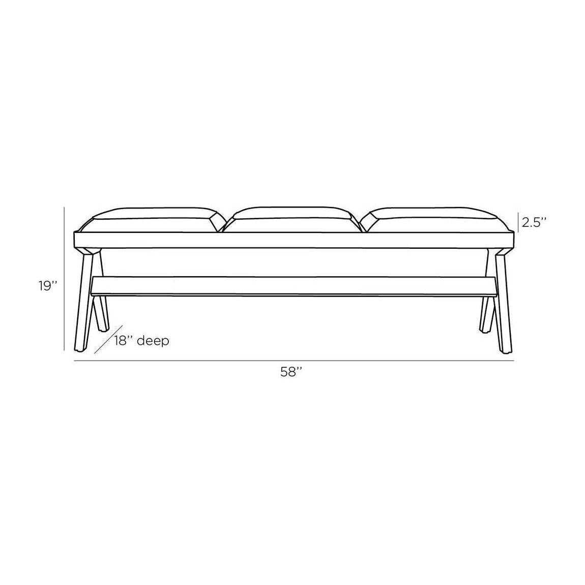 Arteriors Luchesse Bench