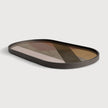 Ethnicraft Angle Oval Glass Tray