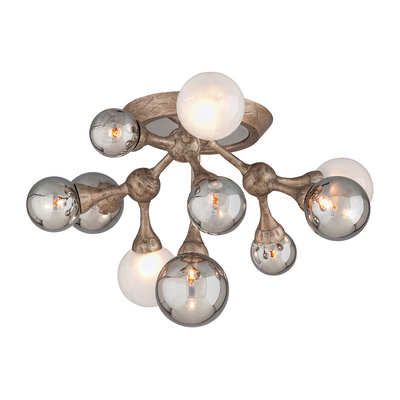 Corbett Element 10 Light Semi Flush Ceiling Light Clearance
