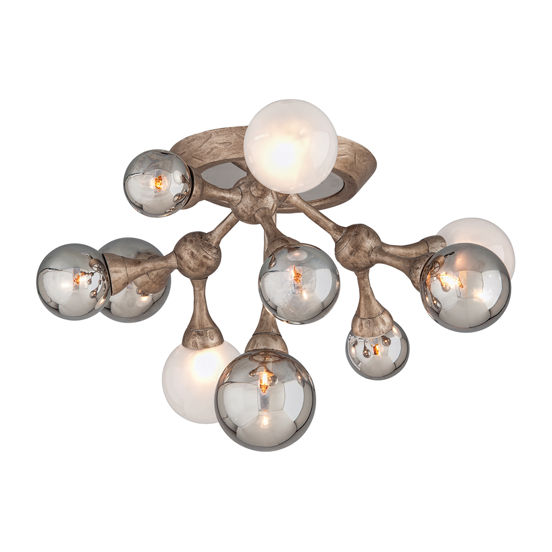 Corbett Element 10 Light Semi Flush Ceiling Light Clearance
