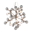 Corbett Element 40 Light Stria Gold Leaf Chandelier Ceiling Light Clearance