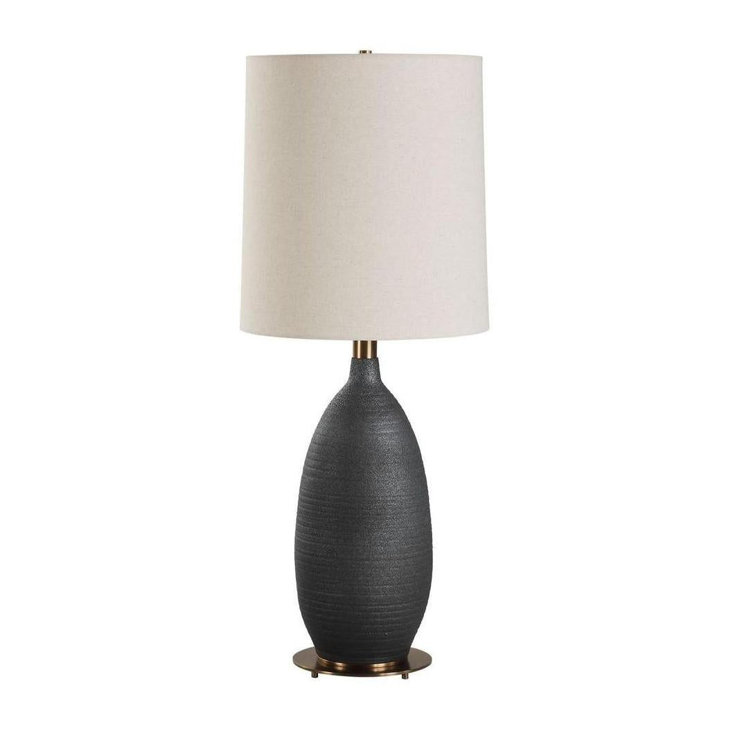 Uttermost Bower Matt Black Table Lamp