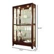 Pulaski Furniture PFC Curios Sliding Door 5 Shelf Curio Cabinet