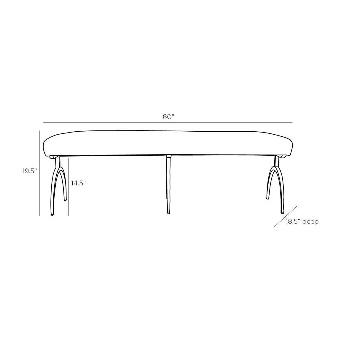 Arteriors Bahati Bench