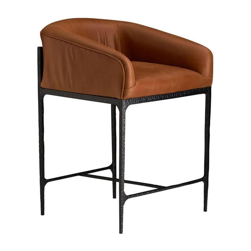 Arteriors Osbourne Brown Counter Stool