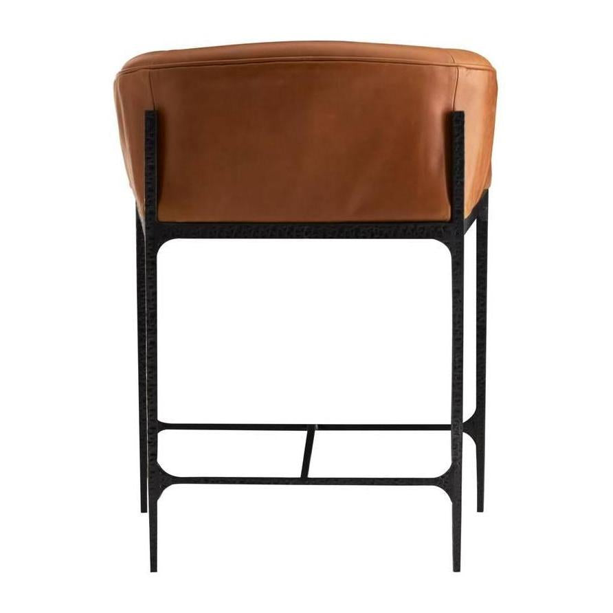 Arteriors Osbourne Brown Counter Stool