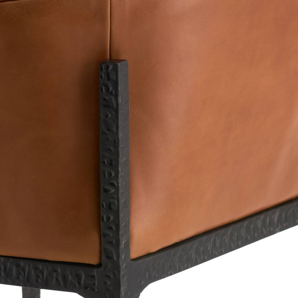 Arteriors Osbourne Brown Counter Stool
