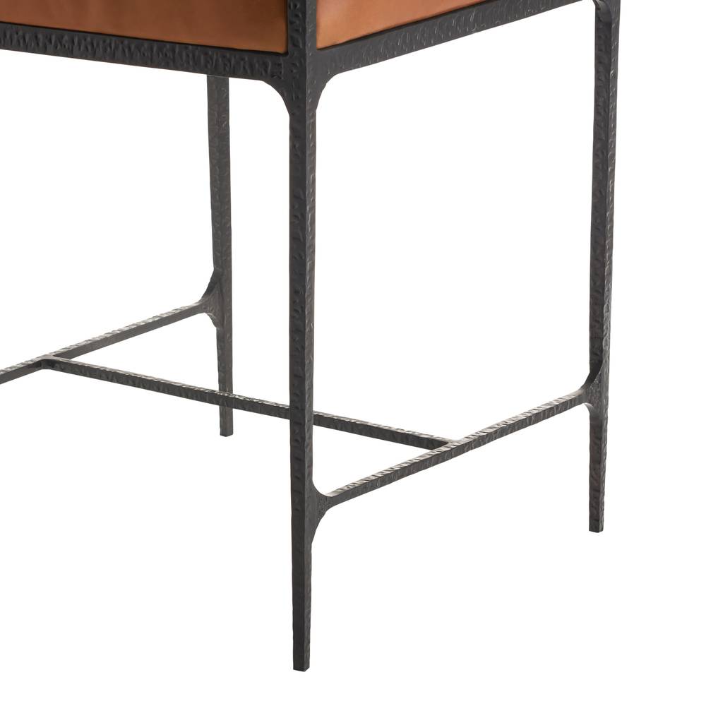 Arteriors Osbourne Brown Counter Stool
