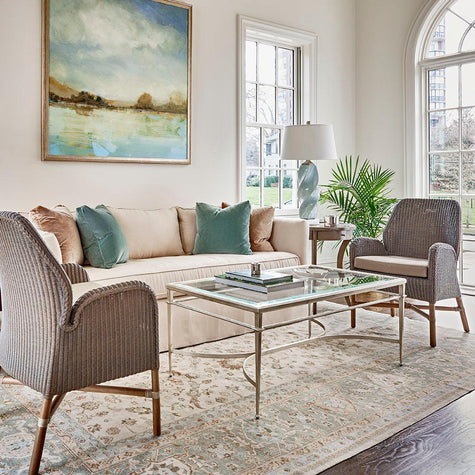 Woodbridge Furniture Woven Arm Chair