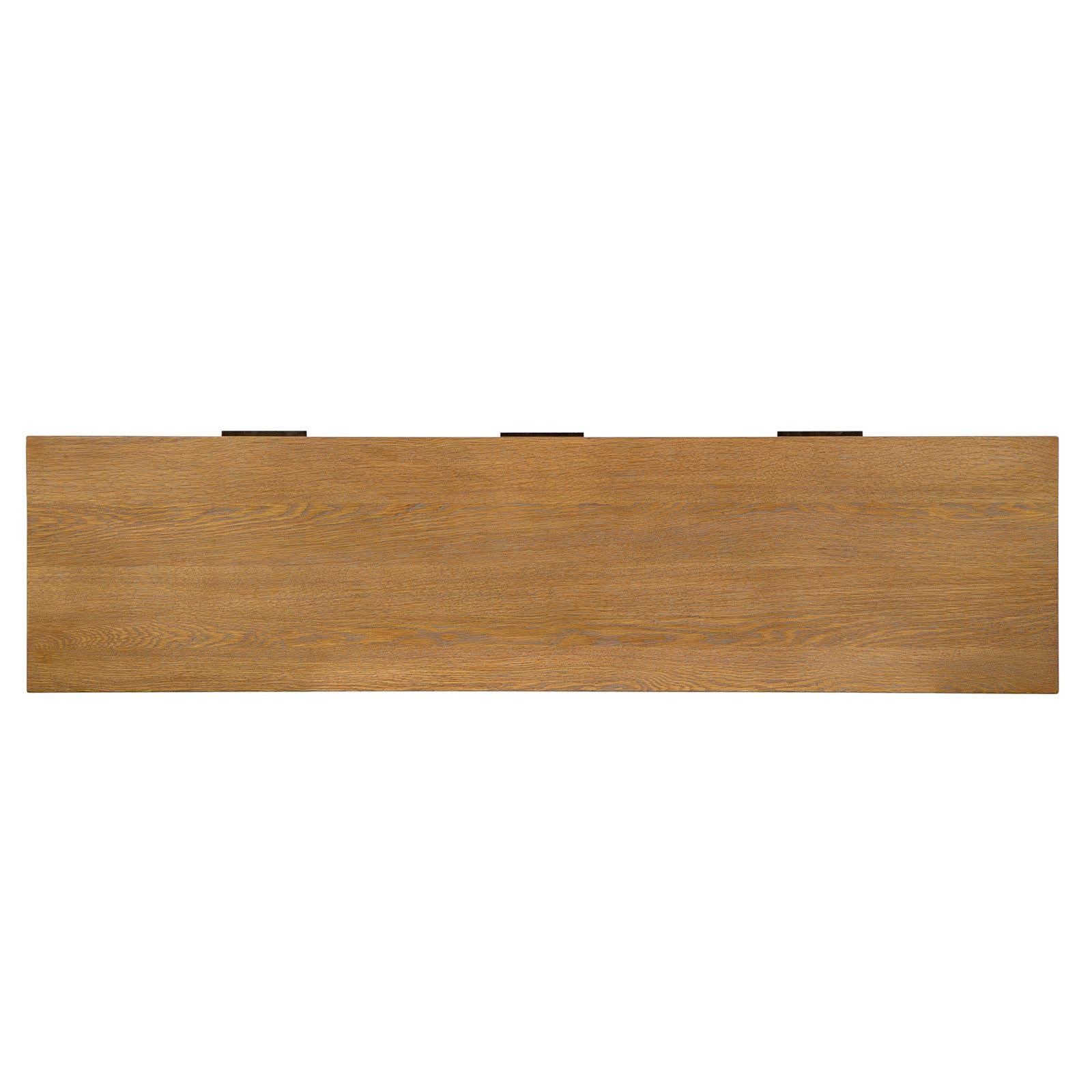 Magnussen Home Lindon Belgian Wheat Rectangular Sofa Table