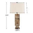 Uttermost Vale Beige Hues Table Lamp