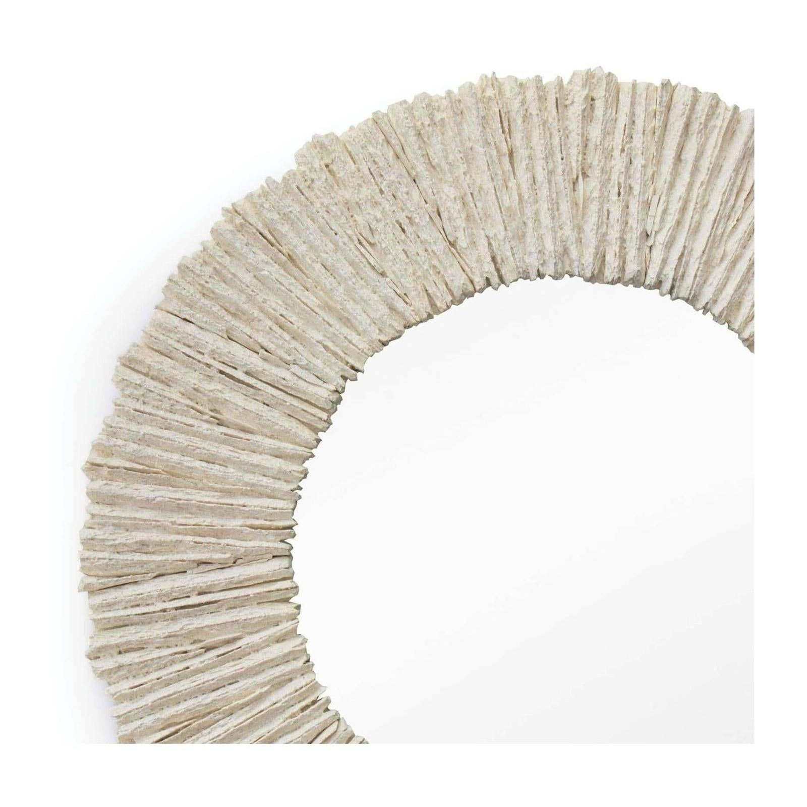 Regina Andrew Slate Round Mirror