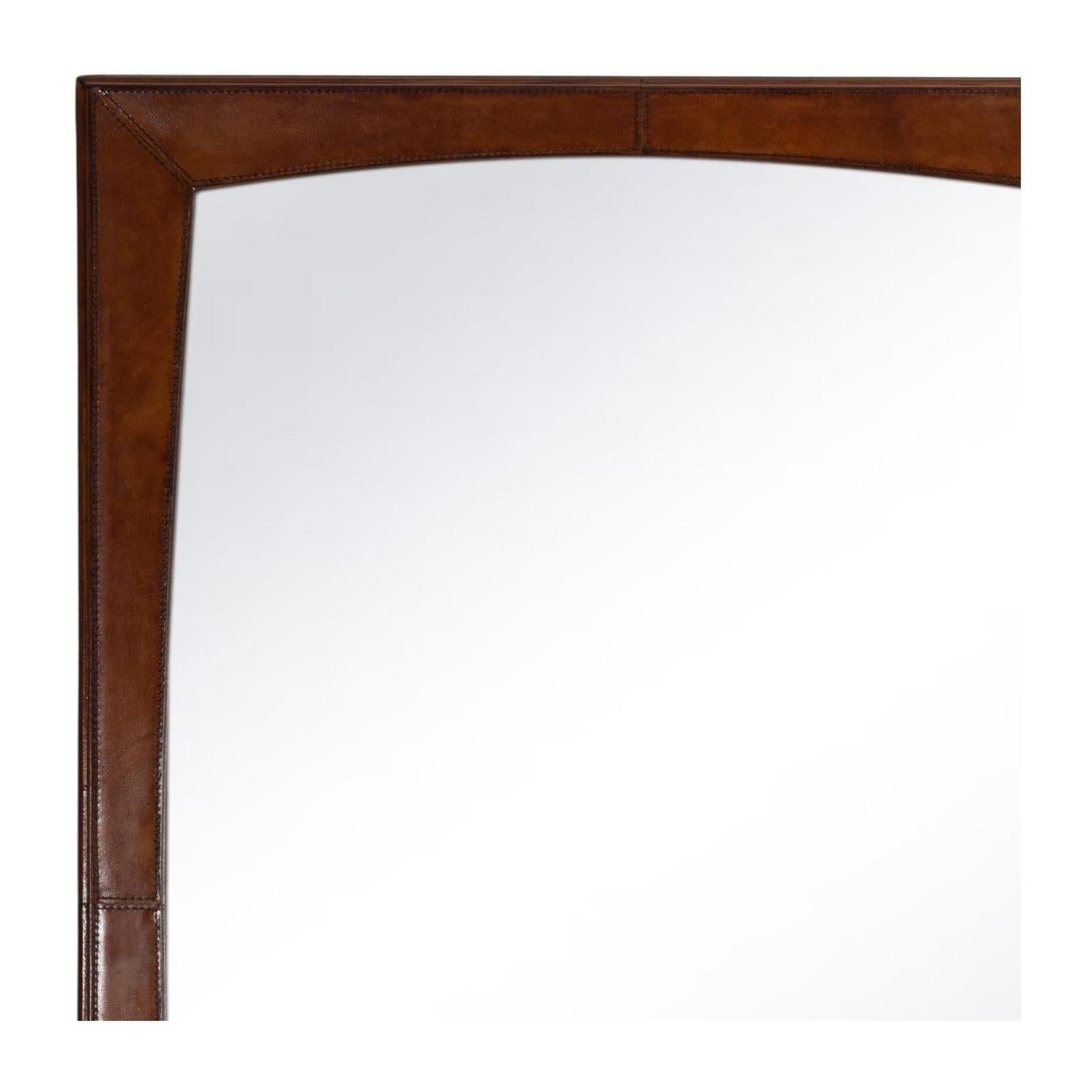 Regina Andrew Estaban Leather Mirror