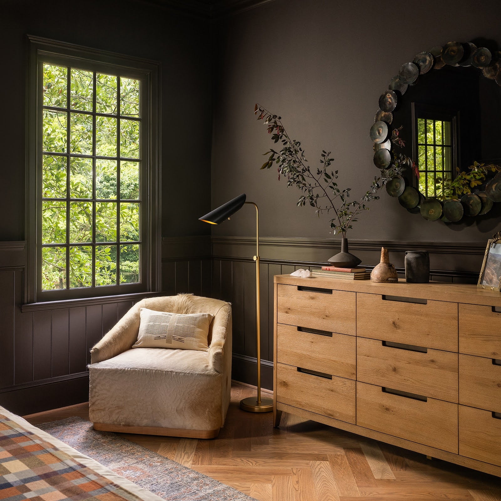 Regina Andrew Ember Round Mirror