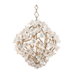 Corbett Lily 6 Light Stria Gold Leaf Chandelier Ceiling Light Clearance
