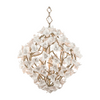 Corbett Lily 6 Light Stria Gold Leaf Chandelier Ceiling Light Clearance