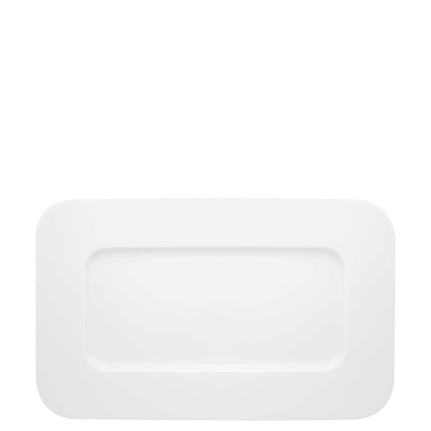 Vista Alegre Silk Road White Rectangular Plate
