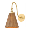 Hudson Valley Lighting Ruthin 1 Light Aged Brass Wall Sconce Wall Light