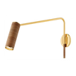 Hudson Valley Lighting Narragansett 1 Light 4.75 inch Aged Brass Wall Sconce Wall Light