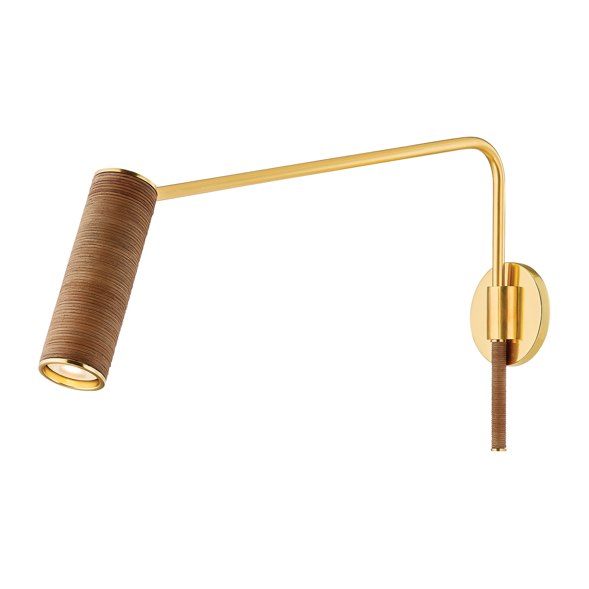 Hudson Valley Lighting Narragansett 1 Light 4.75 inch Aged Brass Wall Sconce Wall Light