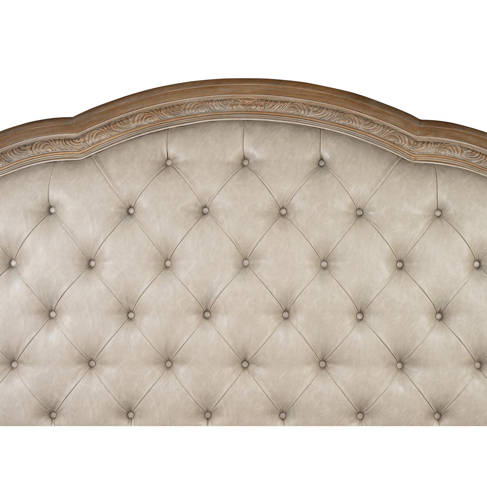 Magnussen Home Marisol Fawn Upholstered Sleigh Bed