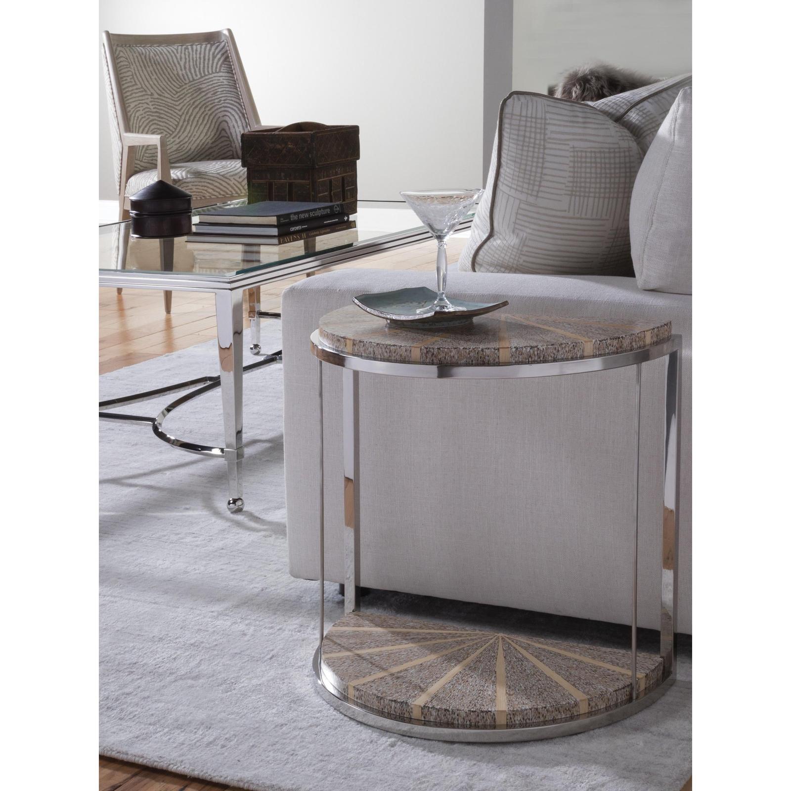 Artistica Home Signature Designs Montez Demilune Spot Table